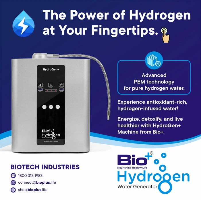 Bio+ HydroGen+ Hydrogen-Rich Water Generator | Up to 2500 PPB - Image 5